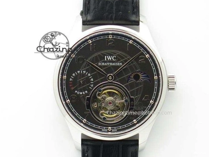 MIROTIME 0128 Fashionable Portuguese Real PR RG IW500701 ZF 1:1 Best Edition On Brown Leather Strap A52010 V 7302